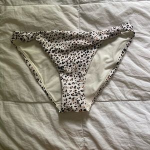 Leopard print bikini bottom